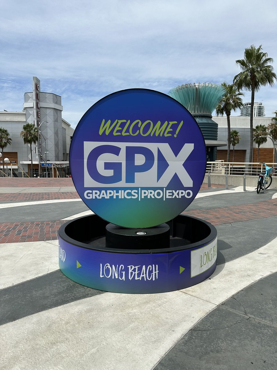 Good times at the Graphics Pro Expo at the Long Beach Convention Center #lasersngraving #printing #GraphicDesign #textiles