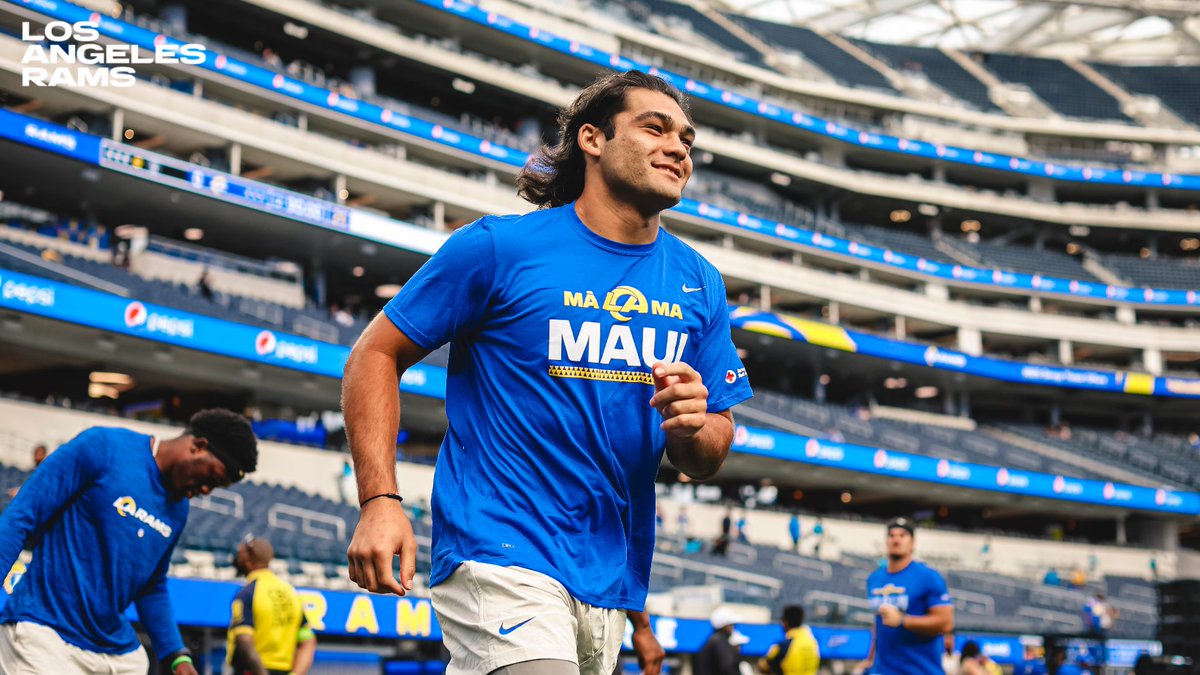 RamsNFL's tweet photo. Mālama Maui.💙

Show your support » https://t.co/8idckiiu02 https://t.co/BQg2WjzMto