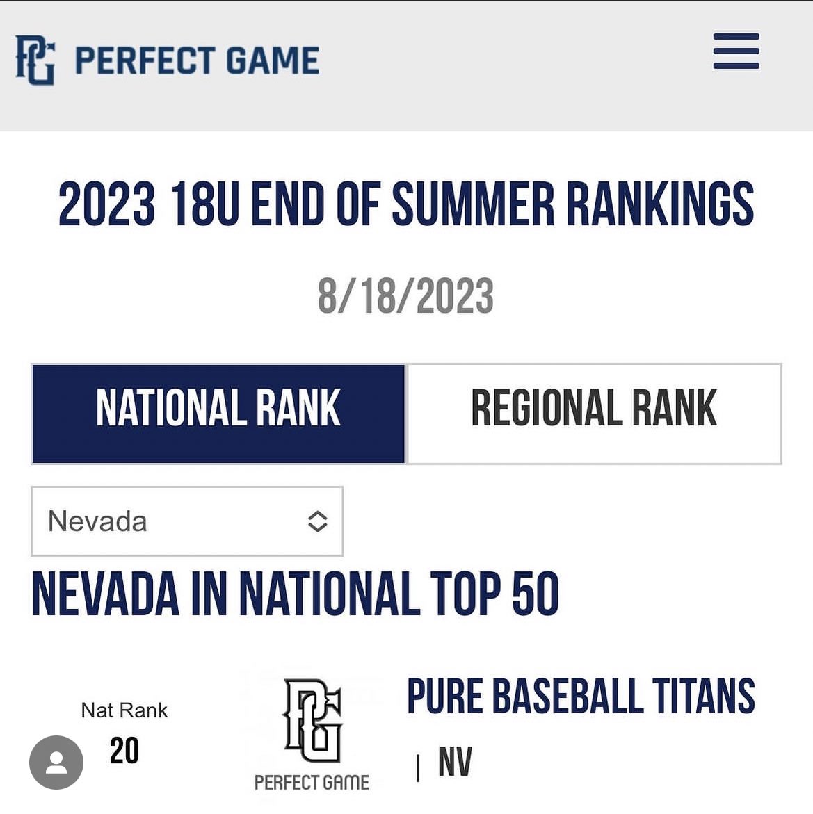 Had a great time all summer playing with my family. Came out on top out of 5 states pretty crazy last run with the 18u PURE BASEBALL TITANS.