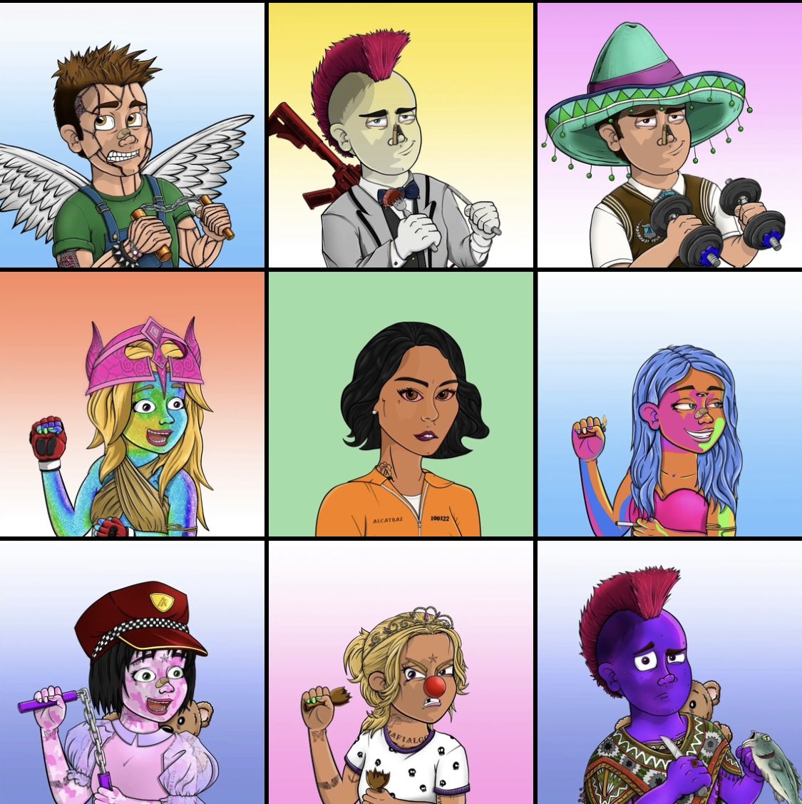 Just claimed my <a href="/mafialgo/">mafianft.algo</a> teens, these kids looks like a lot of troubles! 😂 Here is a pic with their mom. Public shuffle is tomorrow, will shuffle a couple more for sure 👀🤌🏼