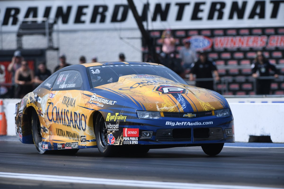 Our @tequila_comisar team put up 4 solid runs. Our 6.631 at 206.13mph pass secured us the no. 9 spot. We’ll face our teammate @KyleKoretsky first round tomorrow. May the best @KBTitanNHRA car win! #BrainerdNats #ProStock

@BigJeffAudio • @DENSOAutoParts