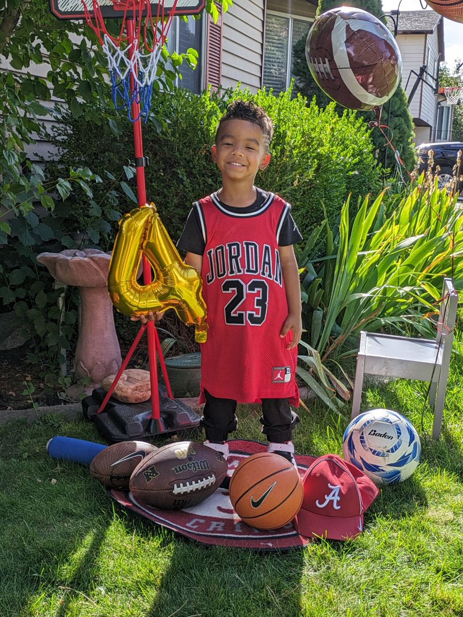 Tdaddy34's tweet photo. Happy birthday to the Tank! Canβt believe my little man is already 4 years young! Thatβs my dawg! #SportsHead #HappyBday #MyMainMan πππ https://t.co/o0V1YChSbS