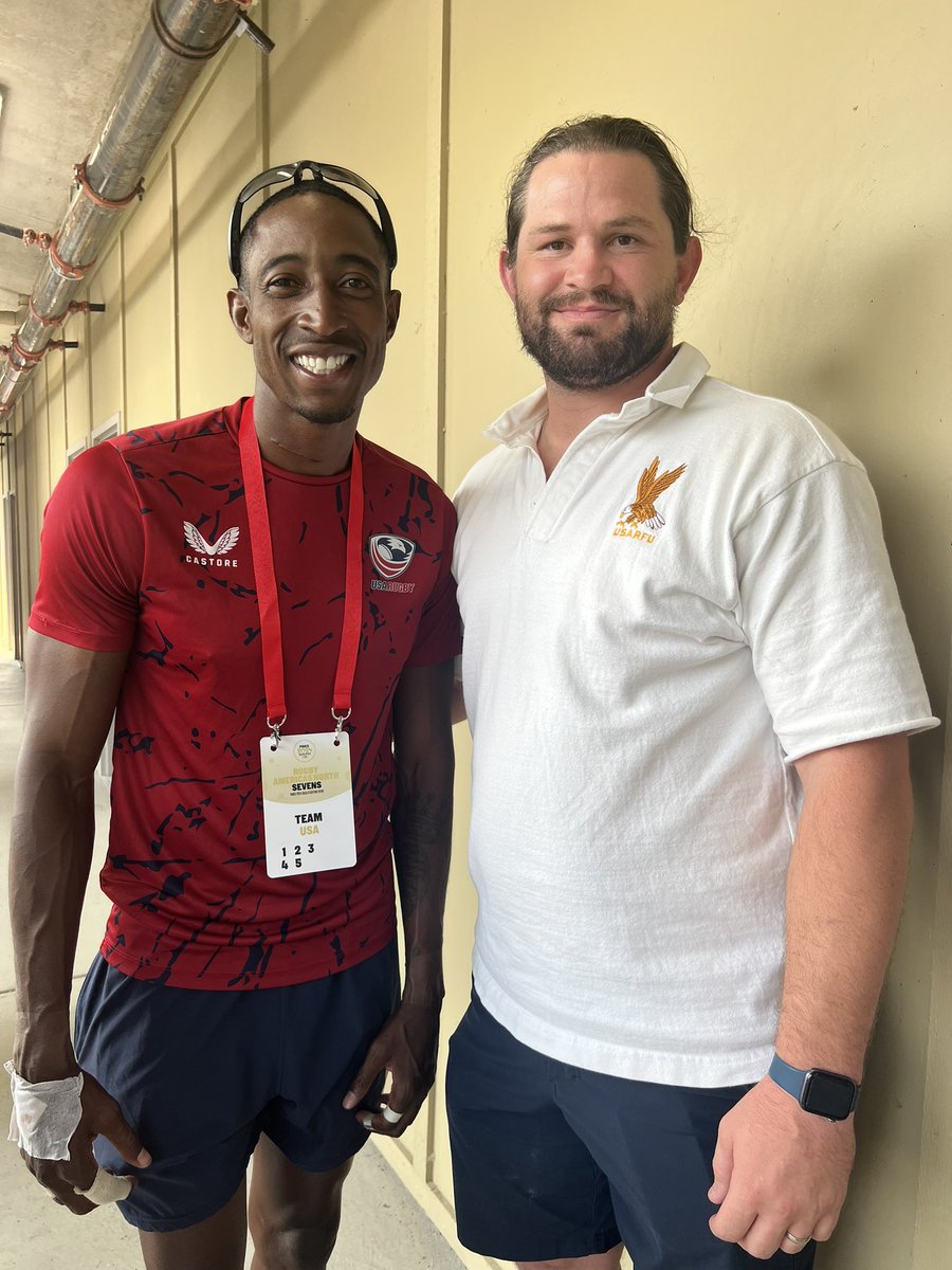 USA Rugby (@usarugby) on Twitter photo A quick stop to see the Golden Eagles and their legendary Executive Director, <a href="/bookemshaaarkie/">Danny Barrett</a> 🦅 A quick stop to see the Golden Eagles and their legendary Executive Director, <a href="/bookemshaaarkie/">Danny Barrett</a> 🦅