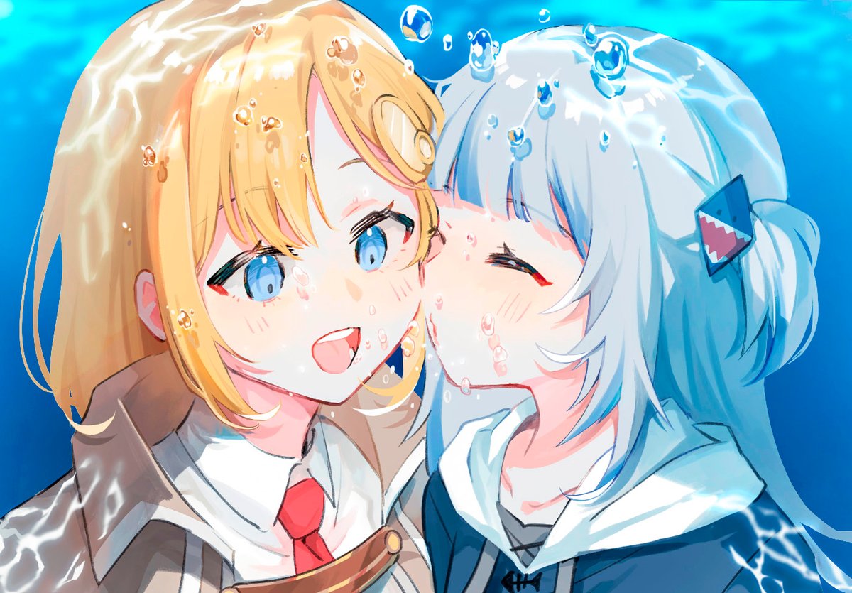 がうるぐら ,ワトソン・アメリア 「再揭 」|RURU多忙のイラスト