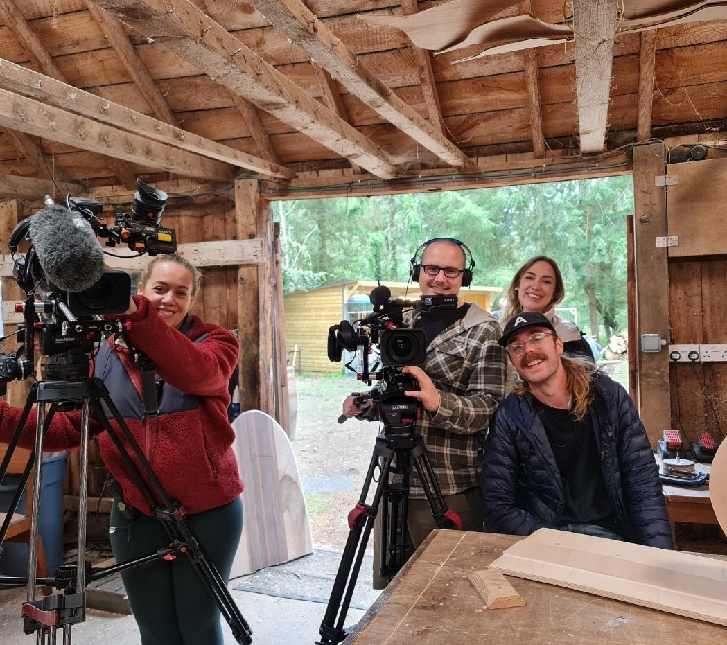 #WoodlandWorkshop series 3 has been epic to film and will be on your @discoveryplusUK screens soon. A huge thanks to the amazing crew. We're like a big family in that woodland. X