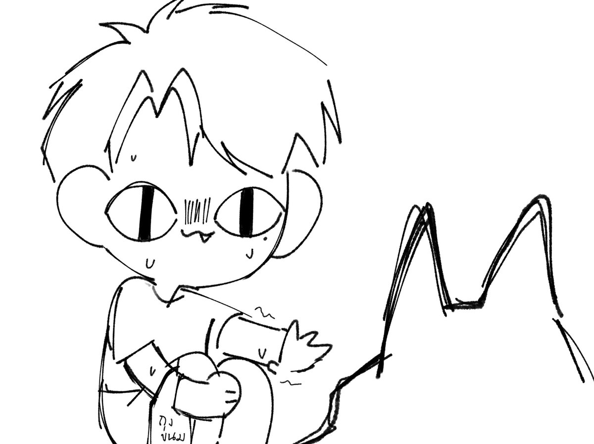 benjiro_SHC's tweet photo. @InRitsu_SHC (อีกใจก็กลัว อีกใจก็อยากลองเล่นดูด้วย)

(ง งั้น ขอลองแตะหน่อยนะครับรุ่นพี่/จะแตะจาร์ฟาแต่มันสั่นยิ่งกว่า150ริกเตอร์) https://t.co/OrNvSxizWK