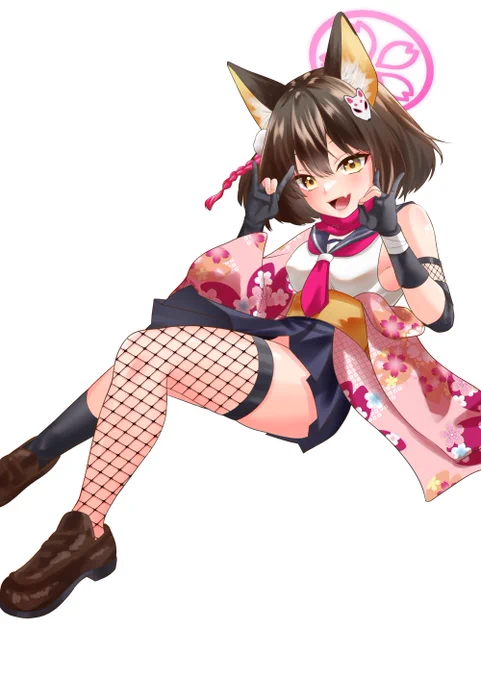 イズナちゃ! #ブルアカ 