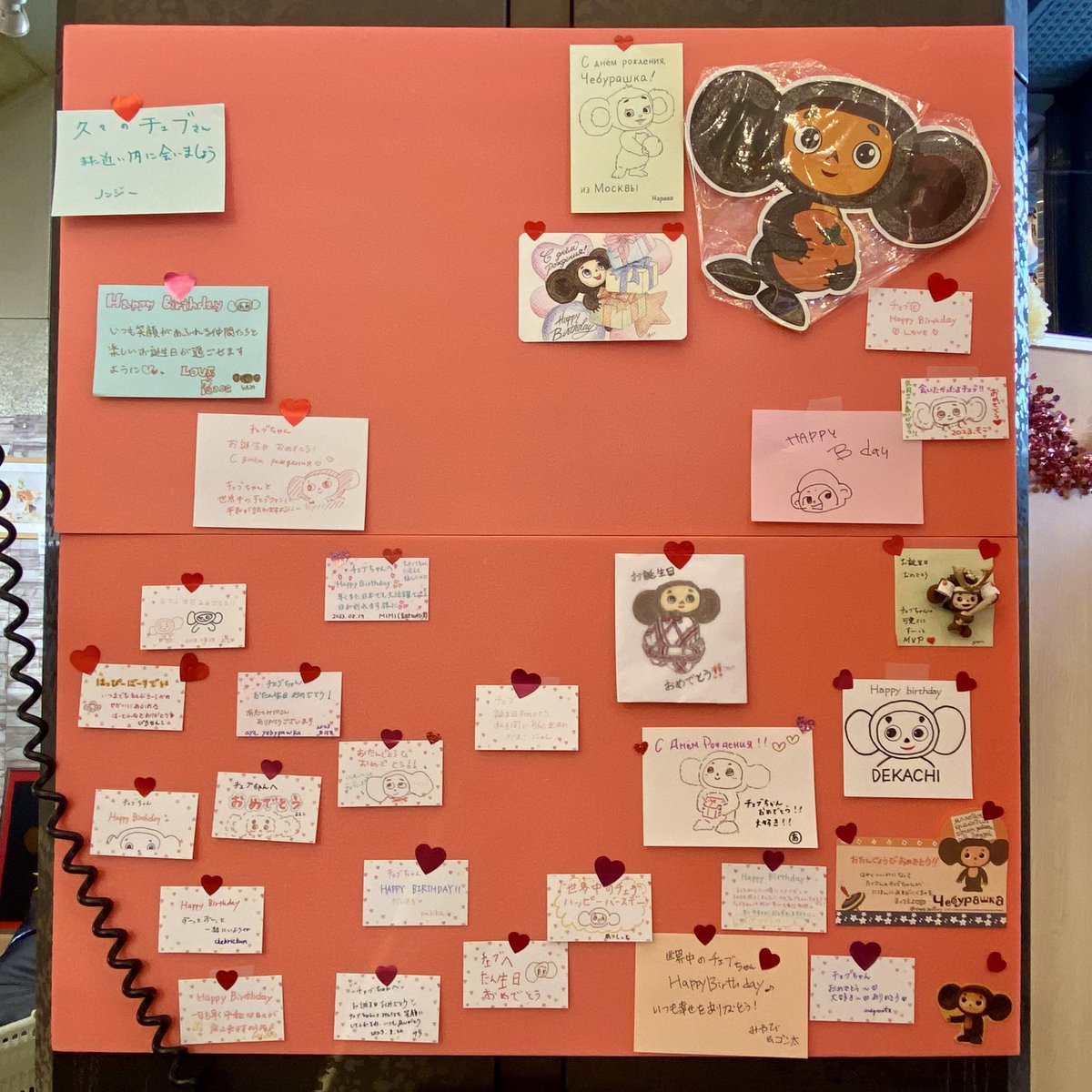 今日はチェブラーシカのお誕生日🎂🎉 #久月浅草橋本店 さんで