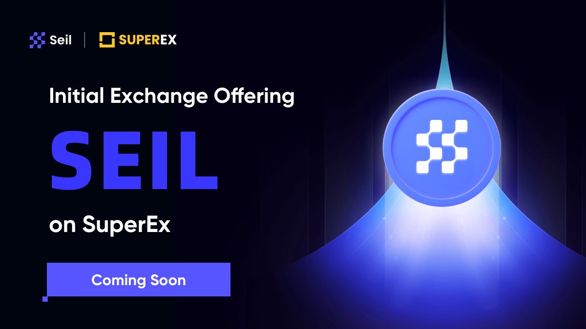 SeilFinance's tweet photo. We are excited to announce that SEIL IEO will launch on @superex!🤩  

⏰Date: Aug 21st, 2023, 8am, UTC  

🌟Subscription rules:   
https://t.co/xdJw3Aveku

#SuperEx #IEO #SeilFinance https://t.co/TdW2HaS3mY