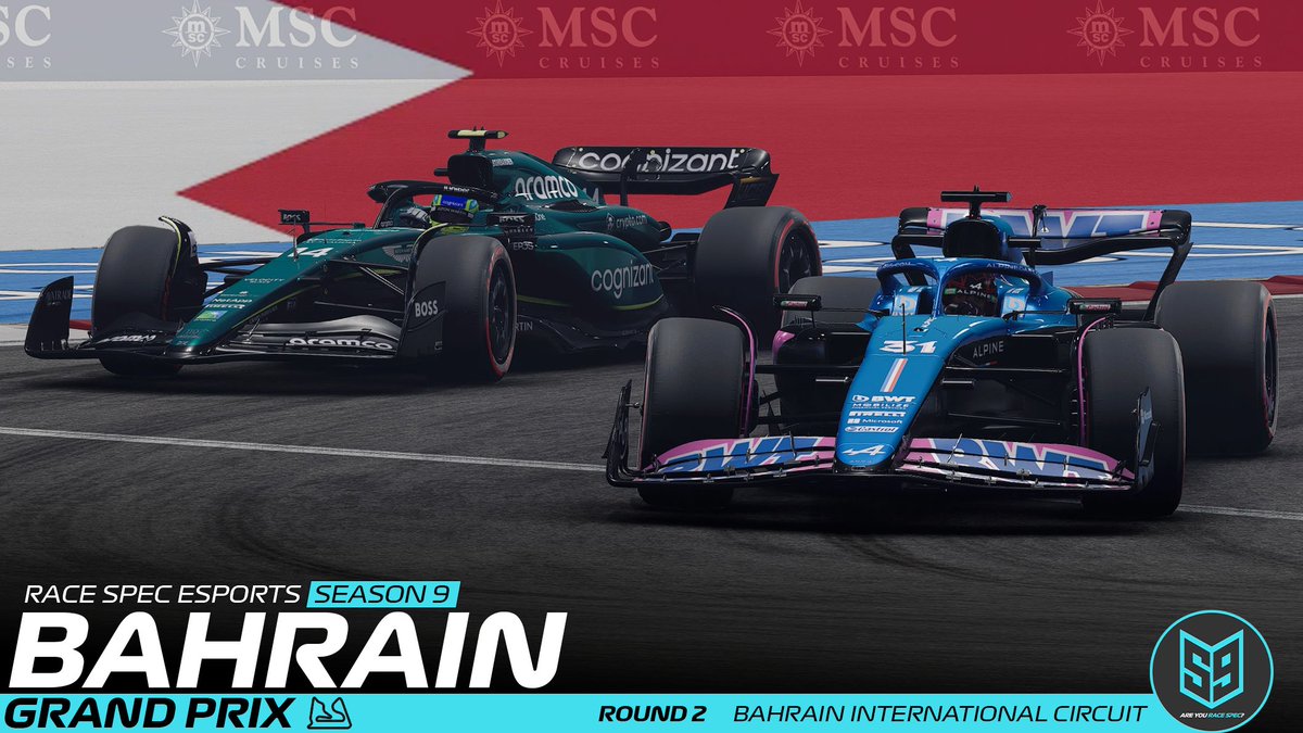 𝓡𝓪𝓬𝓮 𝓓𝓪𝔂!

We head to the Bahrain International Circuit for Round 2 of Season 9 🇧🇭

Good luck to all the drivers!