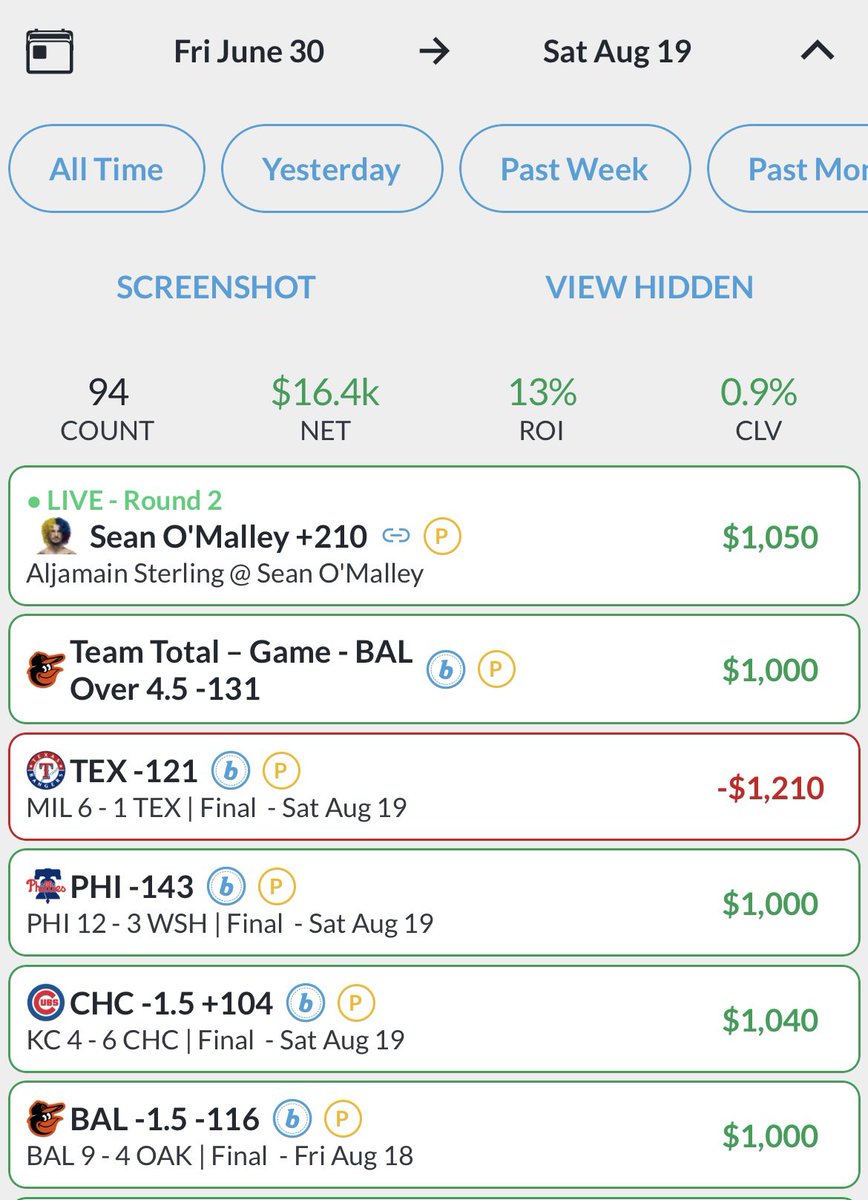 OddsStack's tweet photo. +$16,400 since June 30th 💰 https://t.co/5C3h6yOp0I