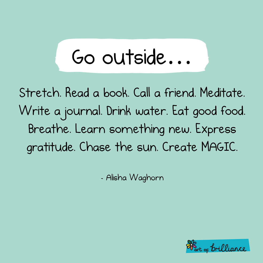 This is a nice to-do list from #AlishaWaghorn…