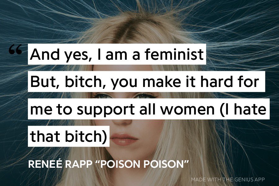lenamiusgf's tweet photo. who is the most relatable artist of our generation and why is it reneé rapp https://t.co/KT2ntQaIUP