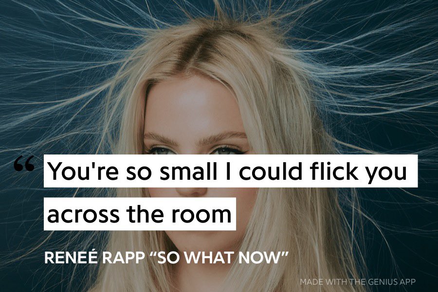 lenamiusgf's tweet photo. who is the most relatable artist of our generation and why is it reneé rapp https://t.co/KT2ntQaIUP