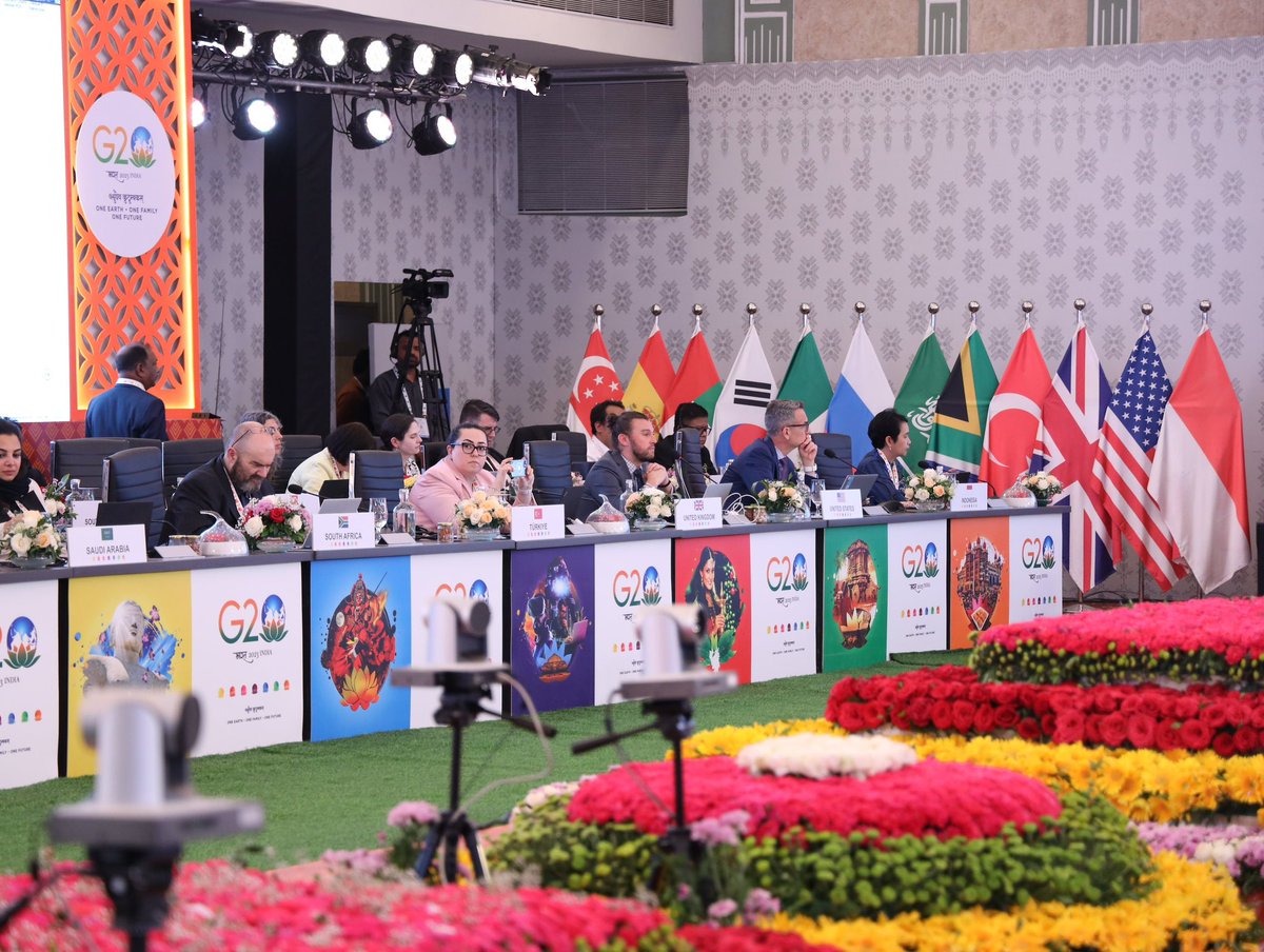 🙌 In a historic move, under 🇮🇳 India’s Presidency, the Digital Economy Ministerial Meeting has reached a groundbreaking consensus 🤝 on how to effectively shape Digital Public Infrastructure (#DPI) of the future .  

#G20DEWG #G20India #Bengaluru