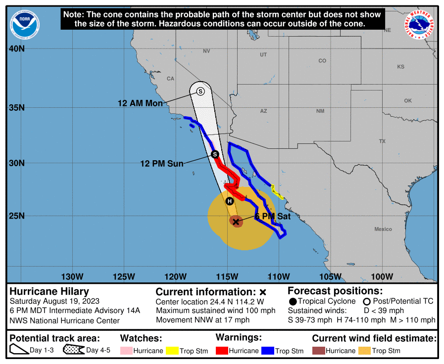 Tonight in Baja, tomorrow in SoCal - H. Hilary is moving faster so she will be zipping by! jyotikastorms.blogspot.com/2023/08/hurric…