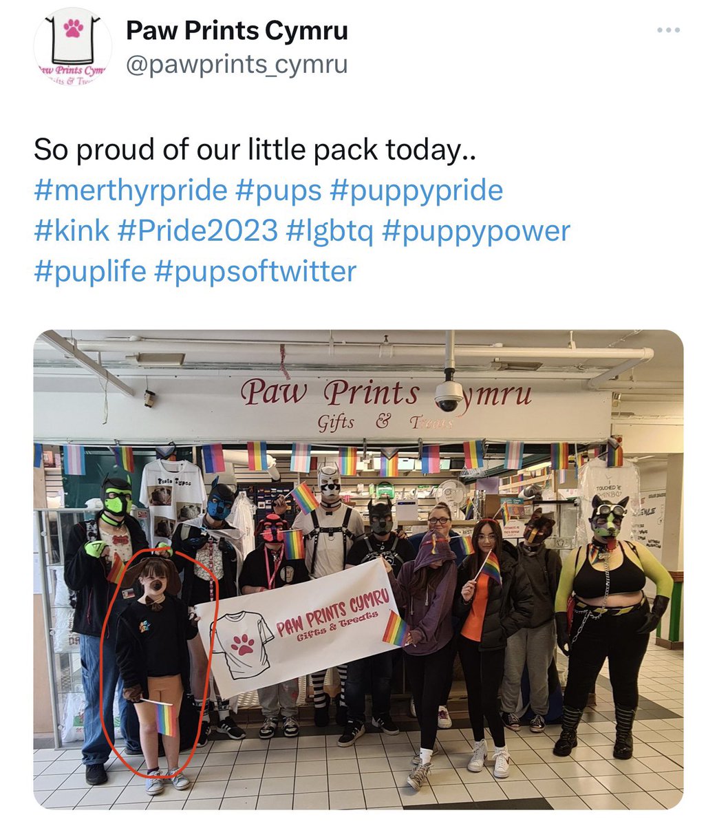 libsoftiktok's tweet image. According to their bio, this shop is an “LGBTQ+ and Kink themed apparel”

They’re openly inviting young kids to take part in their sexual kinks: