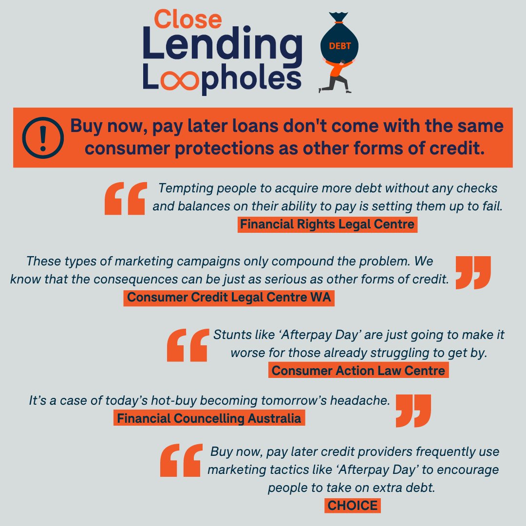 choiceaustralia's tweet photo. If youโre struggling with debts, get free, independent advice by contacting the National Debt Helpline: https://t.co/bIJGzQo6o2 #AfterPayDay https://t.co/4tCLZLq8Ih