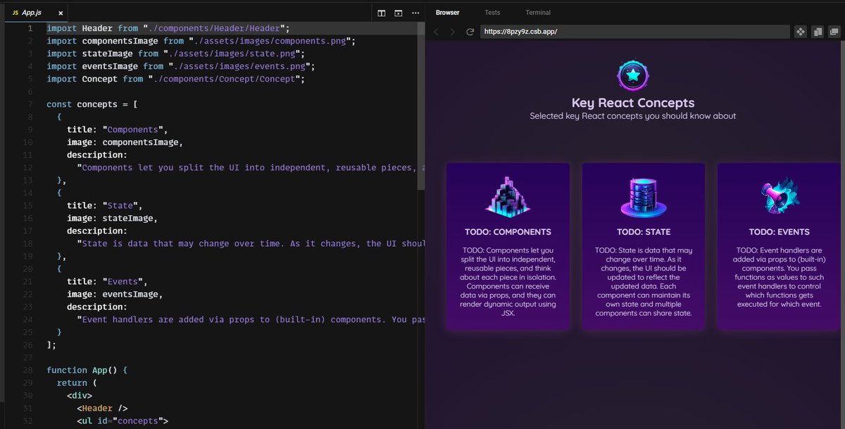 NormanY_Coding's tweet image. Days 78-80 #100daysofcoding  
-more react practice with components 
-worked more on a product landing page as well
