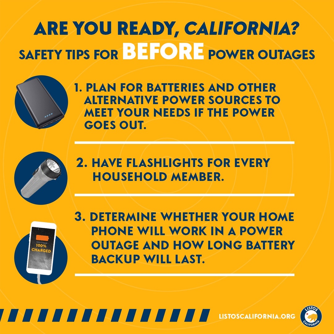 ListosCA's tweet image. ⚠️  #HurricaneHilary will be bringing heavy rains and winds to CA. Take inventory of the items you need that rely on electricity, locate your flashlights, and charge your devices.
 
Stay informed and ready.

Visit ListosCalifornia.org for resources.

#ListosCalifornia