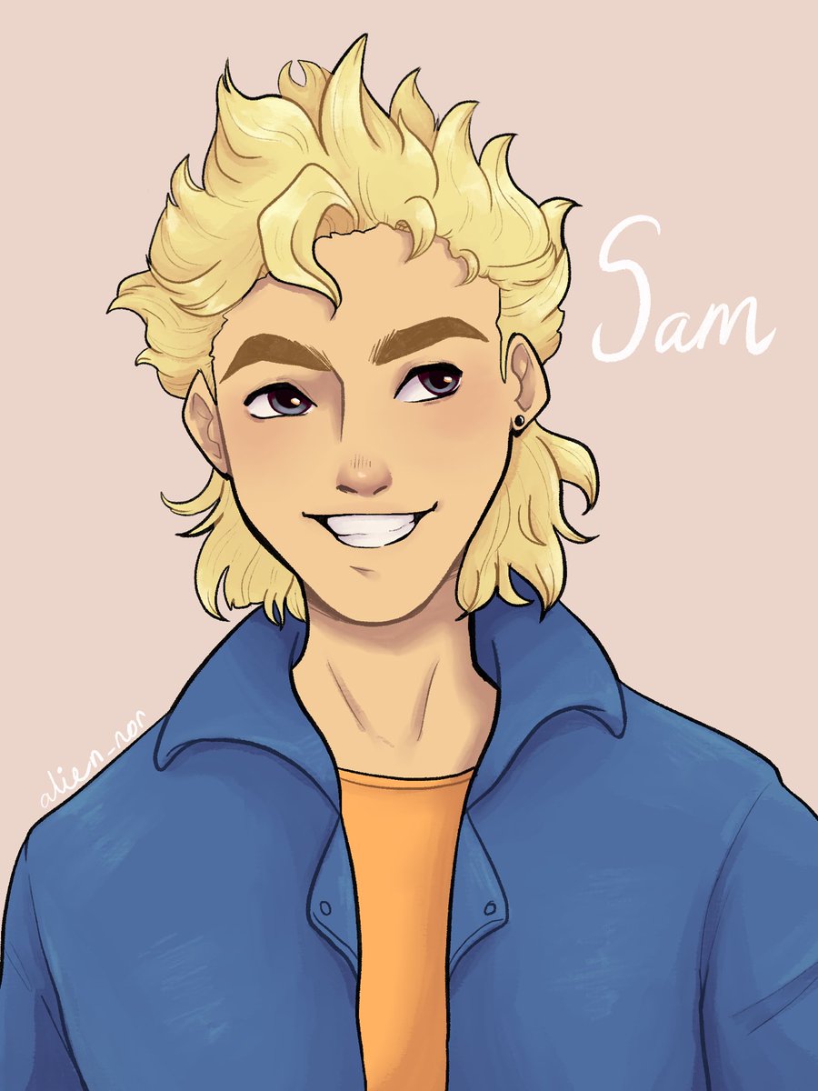 alien_norr's tweet photo. Day 9. Sam! 🎸🍕🛹 #Stardew #StardewValley #stardewvalleyfanart #stardewvalleysam https://t.co/Jm1Kmn8lcw
