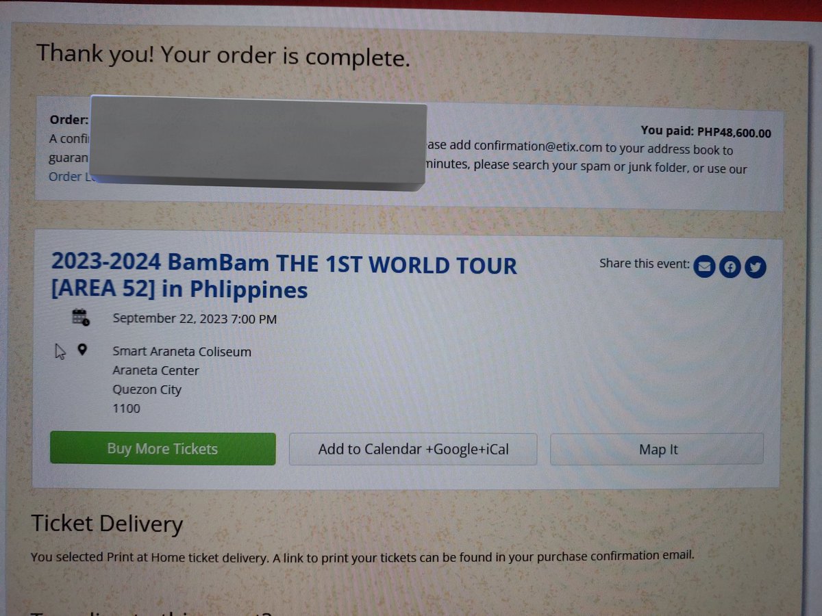 kidcozydef's tweet photo. TICKETS SECURED FOR THE SQUAD!!!

#RoadToAREA52_MANILA
#AREA52inManila #BamBamInManila
 @ImePhilippines @BamBam1A https://t.co/3j7xQ3Xprd