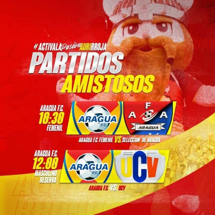 VikingosPte's tweet photo. VAMOS LOS ARAGUEÑOOS 💛❤️ https://t.co/H5DEWTs282