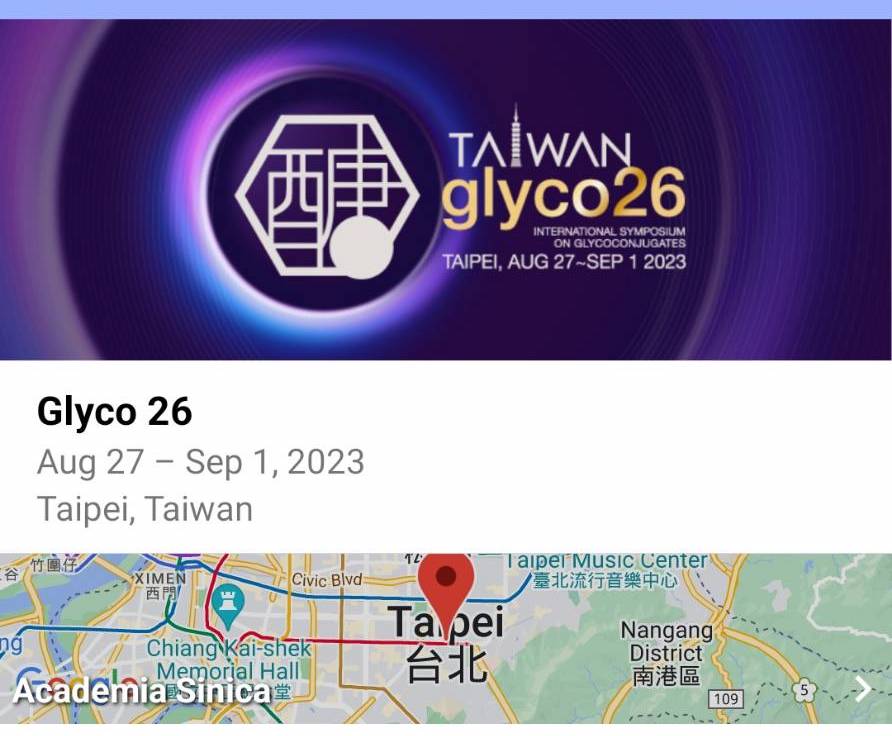 Glyco26 is now on Whova for all registered attendees. 

Navigate the agenda and look out for posting in Community, including local recommendations  

Download App at whova.com/portal/glyco_2…