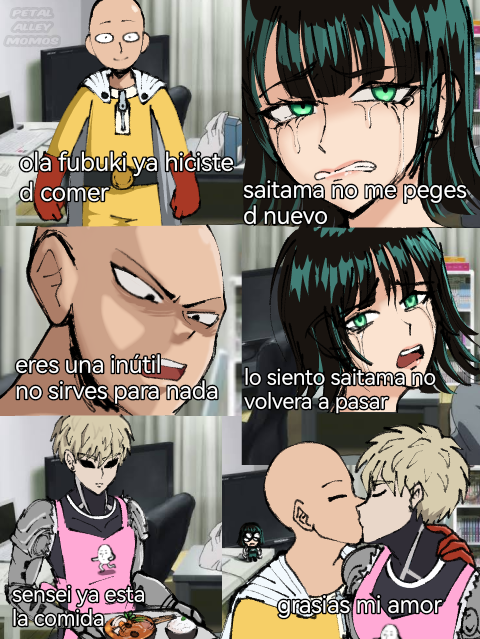 petalleyy's tweet photo. Mi primer curi para el fandom de opm ojala no me anexen 🥺
#OnePunchMan #saigenos #Saitama #genos #fubuki https://t.co/cpQwxtYUKG