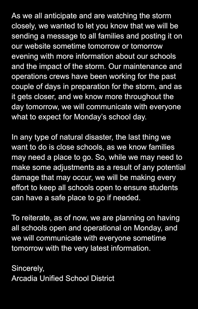 Arcadia Unified tweet media