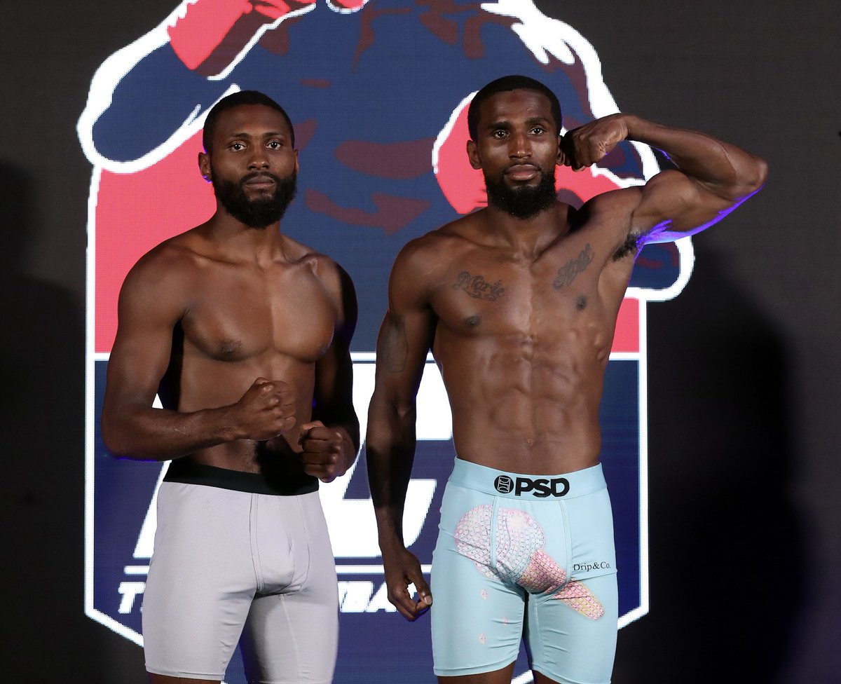 tblboxing's tweet image. THE MEGA BRAWL 1 FINALS ARE SET 🔥🥊

The fighters made weight and are ready to FINALLY settle the score. 

#BoxitOut #TCLboxing #TeamCombatLeague #TCLMegaBrawl #MegaBrawl2023 #boxing