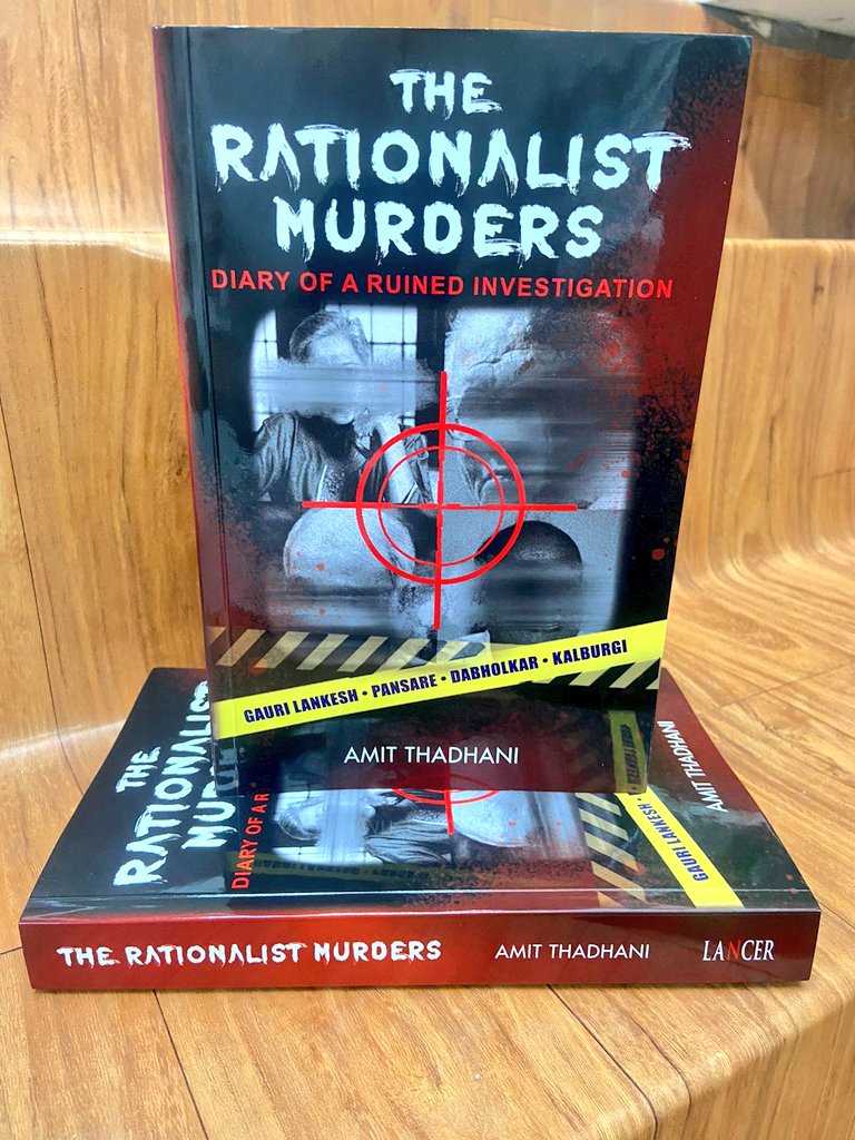 Each Hindus should read below book "The Rational Murders" which explained in details that how Hindu Activists and Hindu Organisations like Sanatan Sanstha is being systamatucally framed in Narendra Dabolkar murder case

#Injustice_with_DabholkarCase_Accused
<a href="/ShefVaidya/">Shefali Vaidya. 🇮🇳</a> <a href="/astitvam/">Chakravarty Sulibele</a>