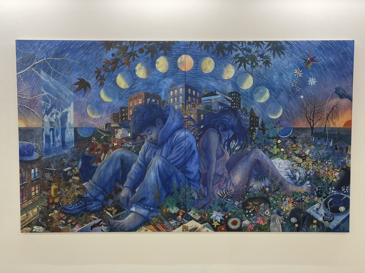 yokoi_10's tweet photo. 岡安秀士さんの個展『YOU/あなた』
自身の作品制作について「街や日常のなかで丹念に観察したものを記録し、編集する行為」…と語るだけあり、細部に散りばめられたNY感や街の空気感がとても興味深い♨️
#岡安秀士 #ShutoOkayasu
#ニューヨーク #newyork #ny #nyc
#現代アート #art #contemporary https://t.co/VzR7ZoAPc9