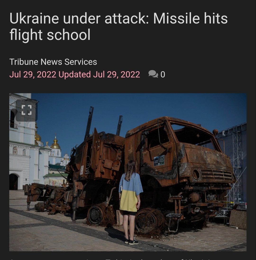 JeffCourville3's tweet photo. Russia hit Flight Schools!
#MilitaryTarget

"Russian forces also launched a missile attack on the Kyiv area for the first time in weeks and pounded the northern Chernihiv region, in what Ukraine said was revenge for standing up to the Kremlin."

https://t.co/cElMeRY4e4 https://t.co/5JeTAZ5De8