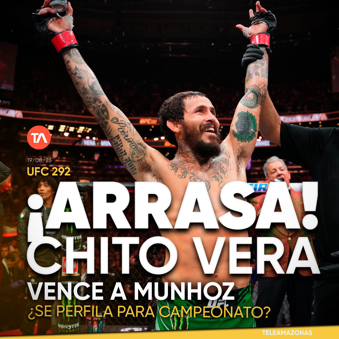 teleamazonasec's tweet photo. #UFC292 | ¡Gigante 'Chito' Vera! 🇪🇨👊 El ecuatoriano vence al brasileño Pedro Munhoz en el octágono. ¿Ranking? https://t.co/NJA0MZhhZK https://t.co/auQp06ufVD