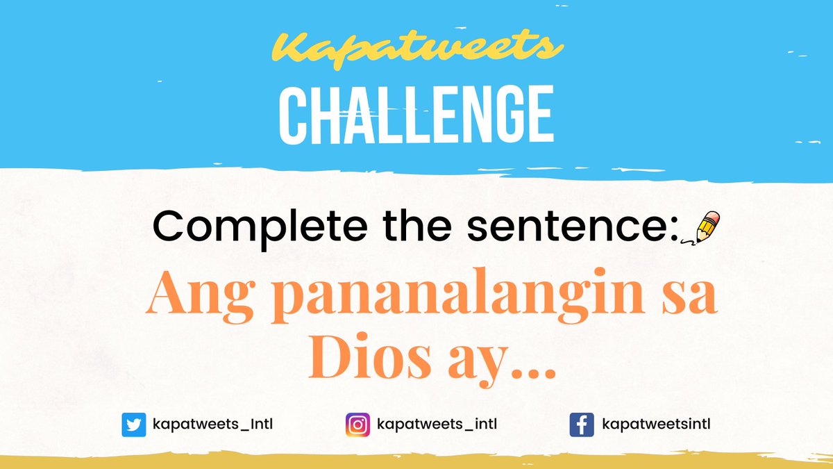 Kapatweets_Intl's tweet image. Ang pananalangin sa Dios ay huwag nating kalilimutan dahil ito’y Kaniyang kalooban.  

Kayo naman po, Kapatweets!😊  

The Why of Praying 
#PureDoctrinesOfChrist