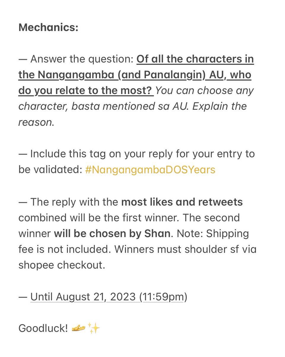 sb19nizm's tweet photo. nangangamba book anniversary giveaway! 📖

this GA is open to everyone. see photos for details &amp; mechanics. just reply your entry under this tweet. goodluck and happy dos years! 🌅 #NangangambaDOSYears https://t.co/mdi2Qrni9P
