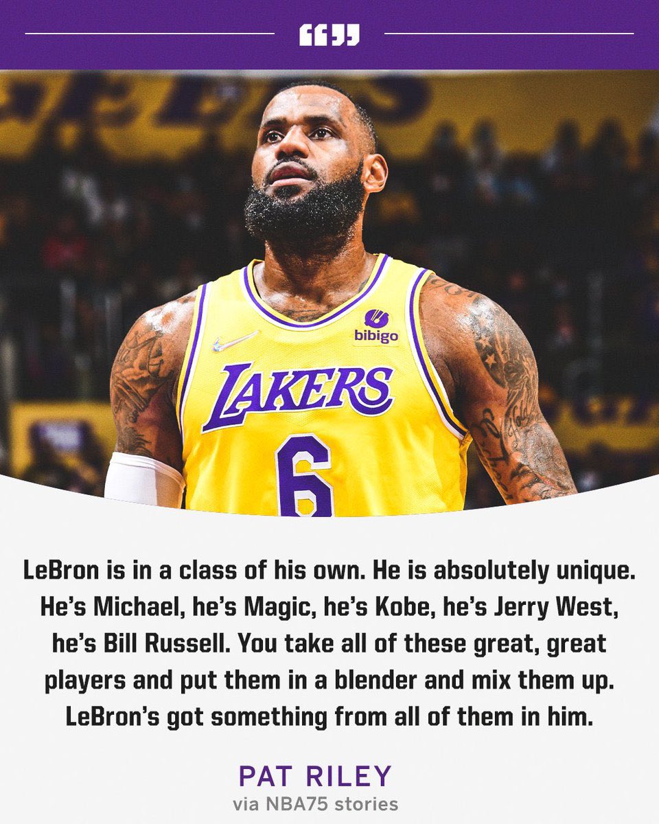 Pat Riley Lebron Quotes