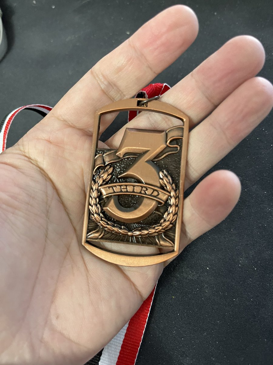 Zarzob's tweet photo. Added another medal to the pile
Gotta get better
Ggs #WAR2023 #NZFGC https://t.co/BxOlodcP3h