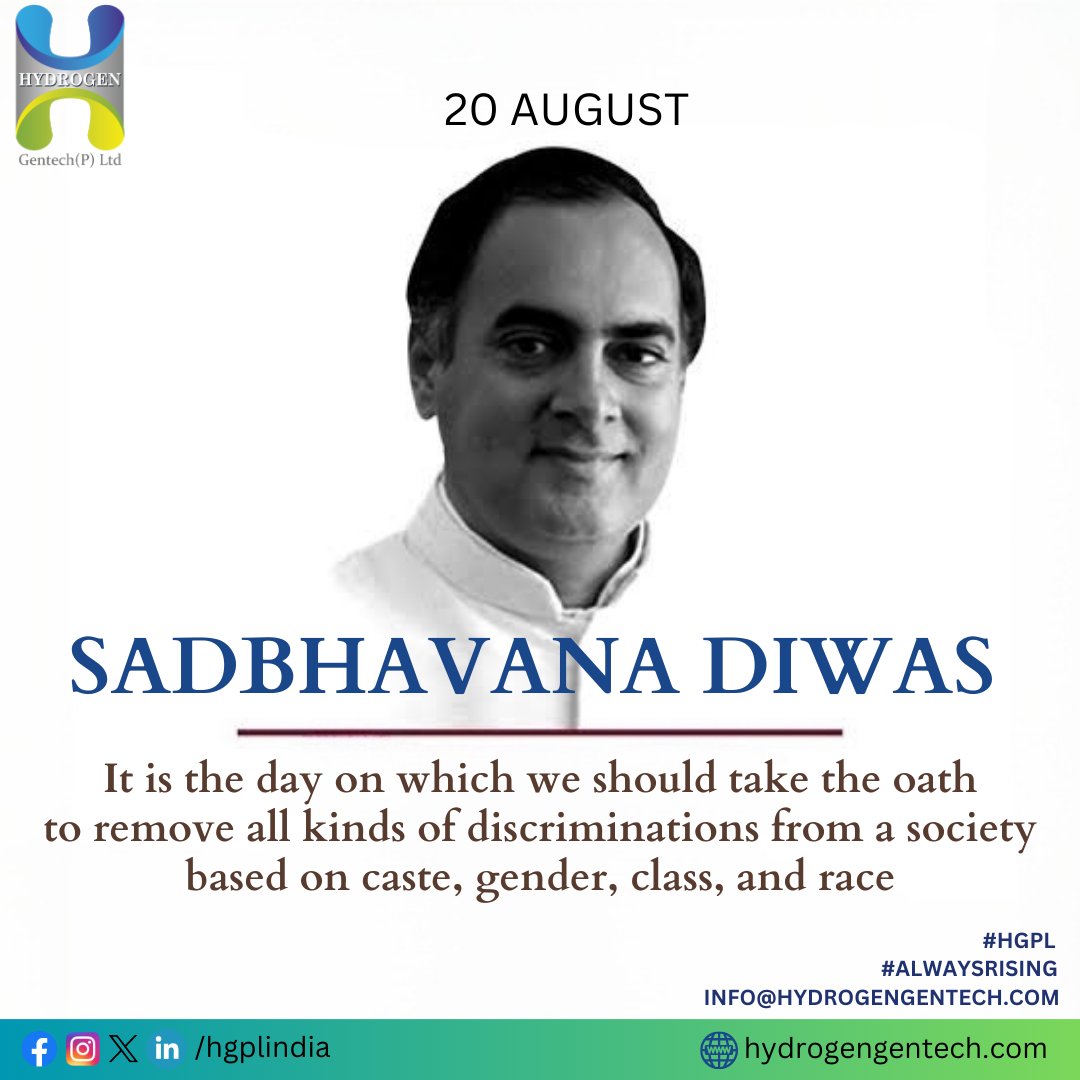 HGPLindia's tweet image. Fostering Harmony and Unity! 🤝💕

On #SadbhawnaDiwas, let&apos;s remember the vision of Rajiv Gandhi and work towards building a more inclusive and harmonious society.

Together, we can create a world where compassion and peace thrive.

#HarmonyAndUnity #SadbhawnaDiwas2023 #Embrace