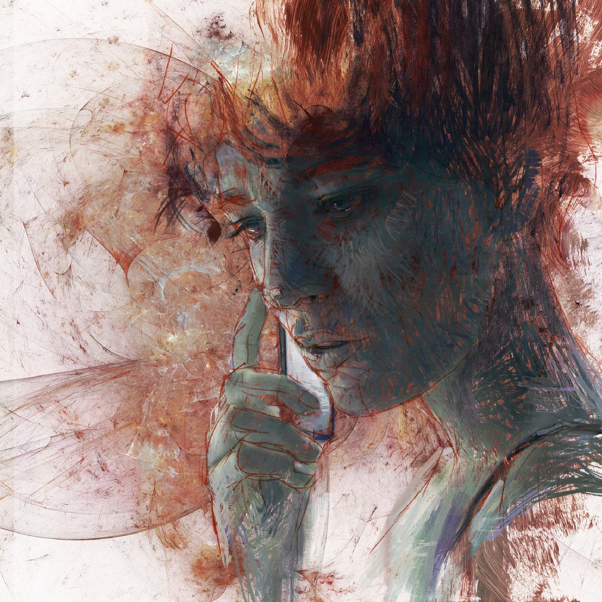 Lets share some 1/1 NFT art to show the space that we are still here. Collectors and artists, but 1/1 only please. 

I start with 1/1 NFT „Iris on the phone“ by <a href="/MichelePetrelli/">Michele Petrelli Art</a>