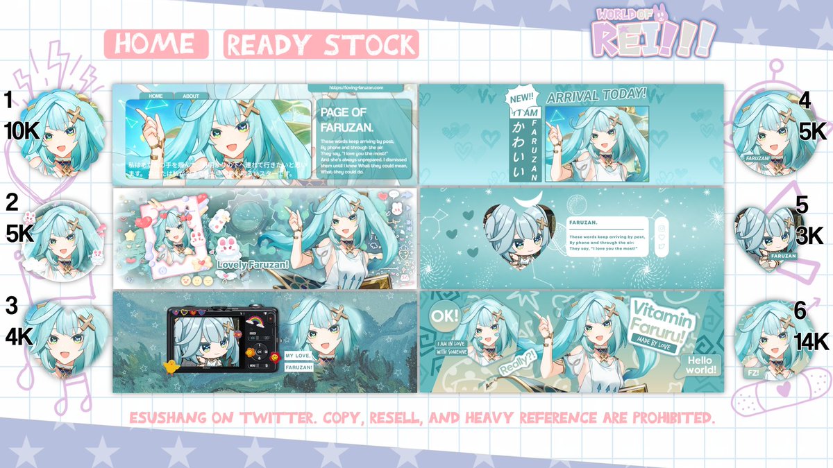 esushang's tweet photo. Help RT yaa, makasih!💗💐

Aku ada ready stock layout faruzan impact bisa ditake sekarang, no booking fee. Nomor layout dam harganya sudah terteraaa. Ayo jajan?🥺🫵🏻

#zonauang #zonajajan #zonaba https://t.co/Mo7GQmSE3b