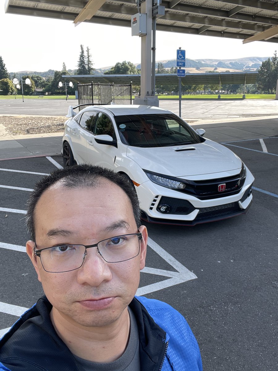 Rocking the type-r, loving it! #typer #fk8 #honda #powerofdream