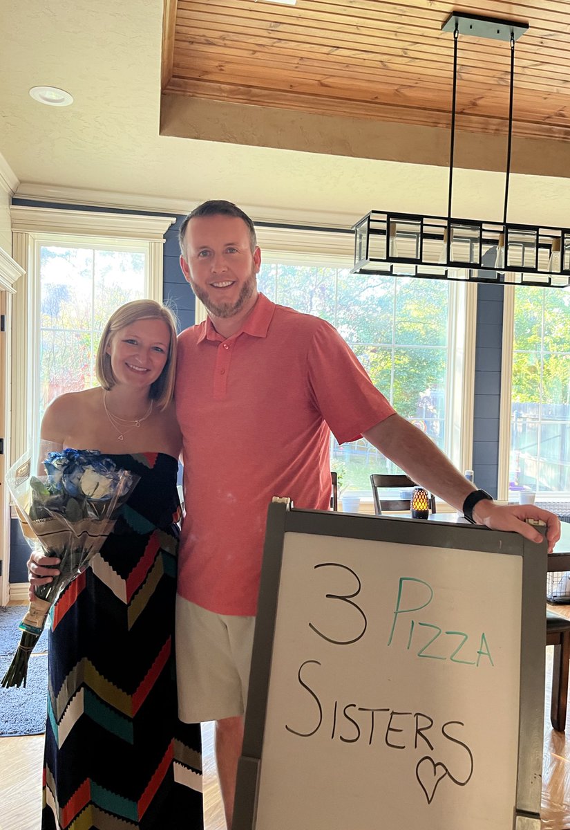 CoachBrotherton's tweet photo. The girls “opened a restaurant” in the house and helped me surprise @Megs_Brotherton with a date night!
#FamilyFun 
#LoveMyGirls https://t.co/35BK0r9kDc