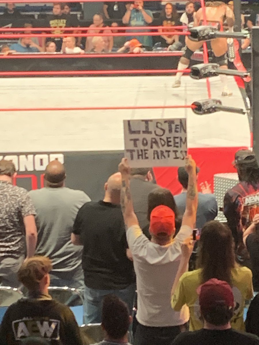 Kentucky knows what’s up <a href="/AEW/">All Elite Wrestling</a> @AdeemTheArtist <a href="/ringofhonor/">ROH - Ring of Honor Wrestling</a>