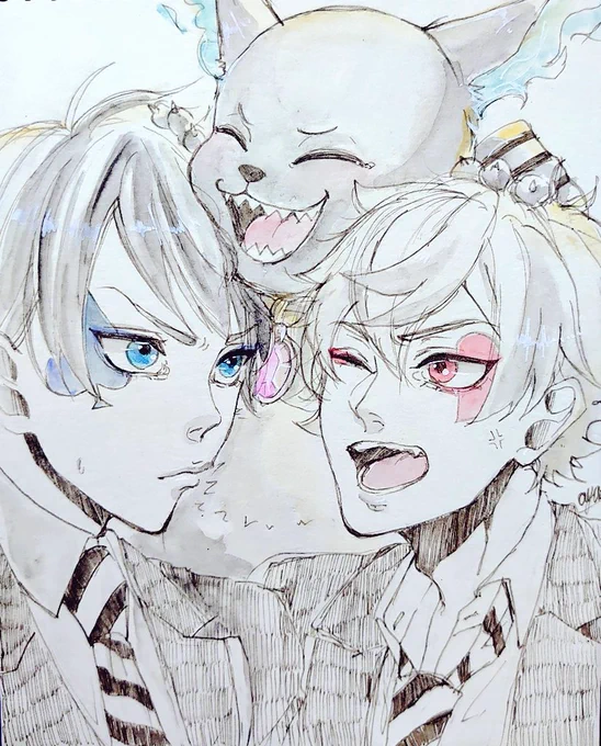 ツイステフェス開催おめでとうございます。
どうしてもお祝いしたくてお気に入りの過去絵引っ張り出してみた🙏🏻

今日が素敵な一日であります様に✨✨ 