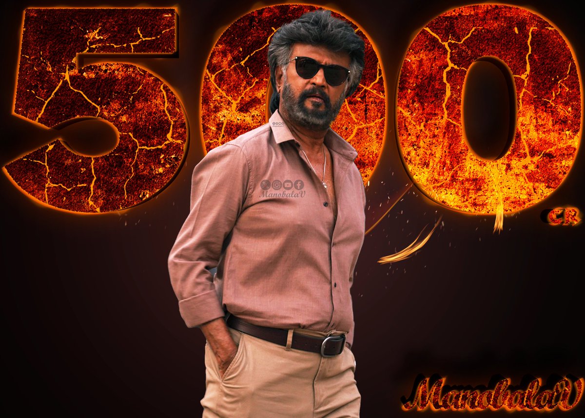 pettasiva2's tweet photo. #Jailer WW BO   

ZOOMS past ₹5⃣0⃣0⃣ cr gross mark on 10th day. 

2nd fastest film of Kollywood to enter this club after #2Poin0.

3rd entrant to ₹500 cr club after PS1
Week 1 - ₹ 450.80 cr
Week 2
Day 1 - ₹ 19.37 cr
Day 2 - ₹ 17.22 cr
Day 3 - ₹ 26.86 cr
Total - ₹ 514.25 cr https://t.co/N6J0DSTo0n