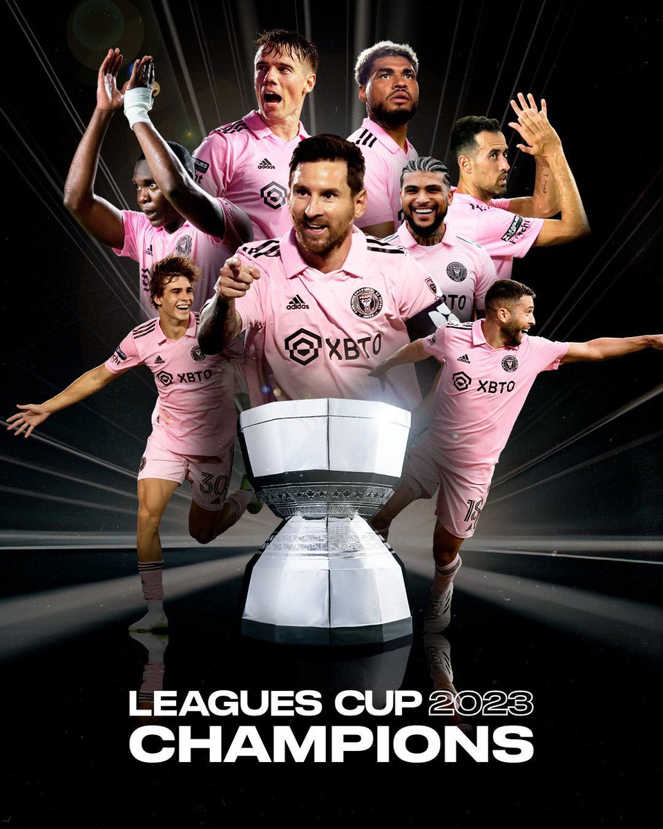 thomasescobar's tweet photo. Inter Miami Campeón! #InterMiamiCF 👏🏼👏🏼 https://t.co/e9KeqXpn5v