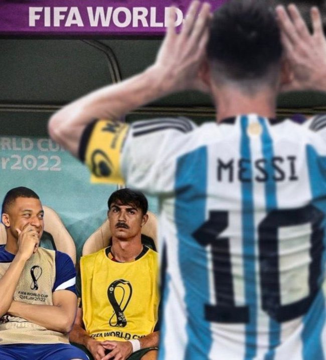 MCFC_TITUS's tweet photo. Ha ! 

No comment just like and pass 😂😭😭 #Messi𓃵 https://t.co/kcKdk6JmES