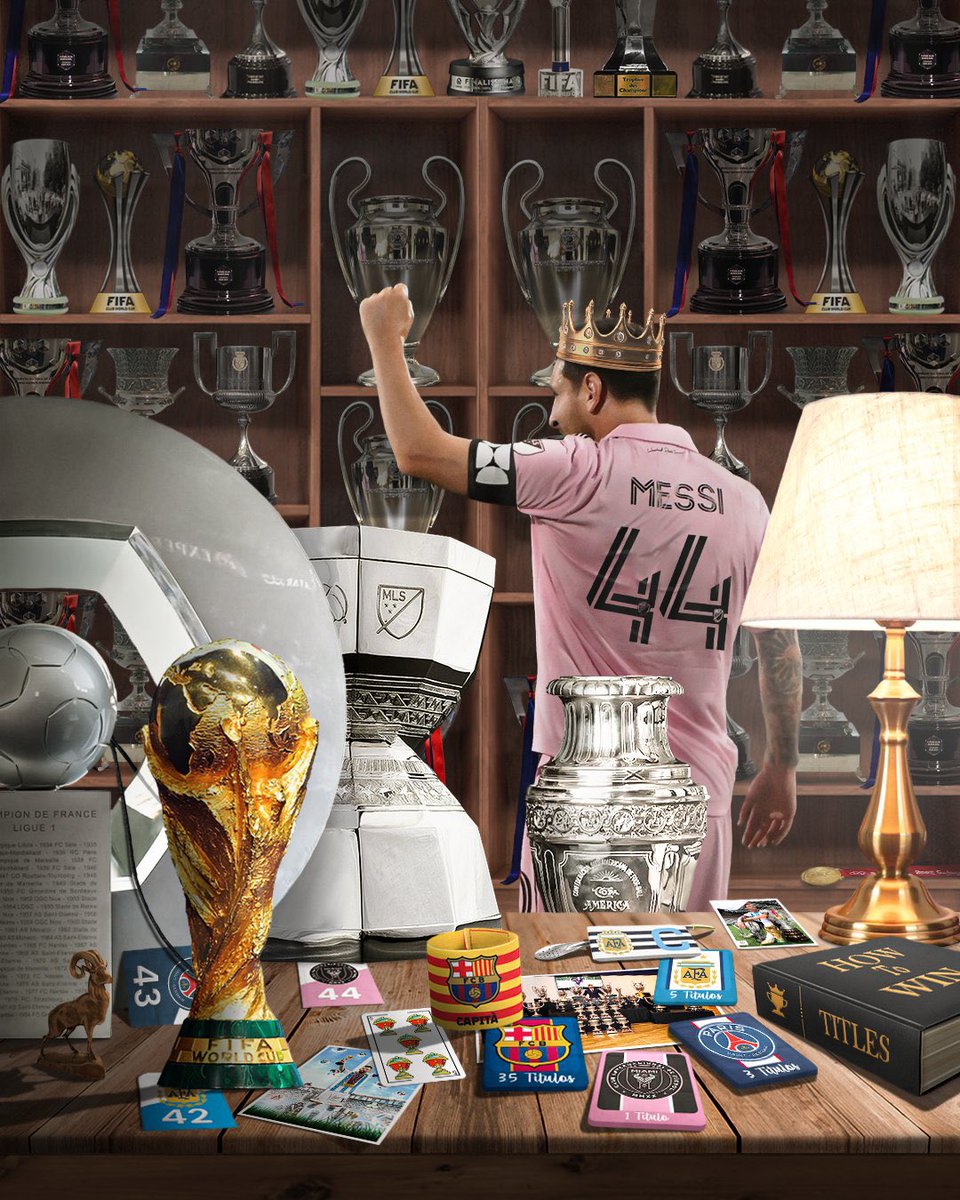 FEM__TECH's tweet image. Lionel Messi now becomes the most decorated player in football history with 44 titles since 2004 to 2023. ✨🇦🇷🥰🥰🥰